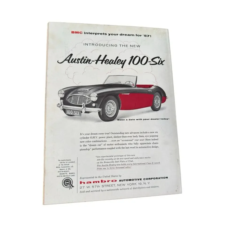 Sports Cars Illustrated Magazines 5 Issues 1956 1957 Mercedes Austin Healey READ
